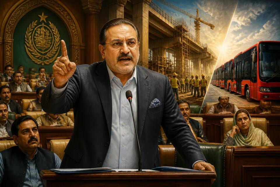 Sharjeel Memon Addresses Sindh Assembly on Infrastructure, Policy
