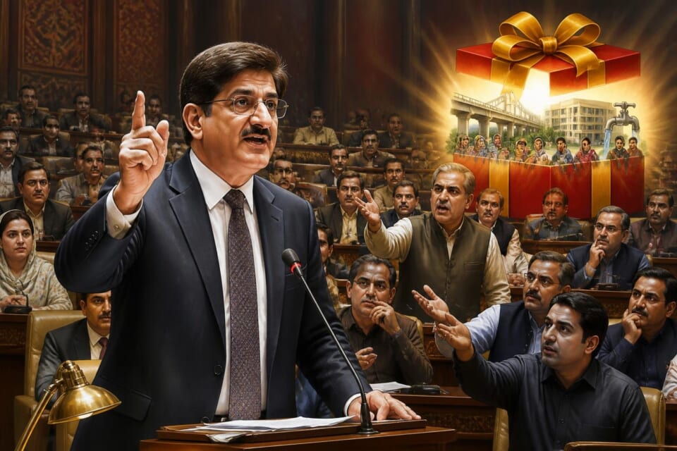 Sindh CM Murad Ali Shah Criticises Opposition in Assembly Speech