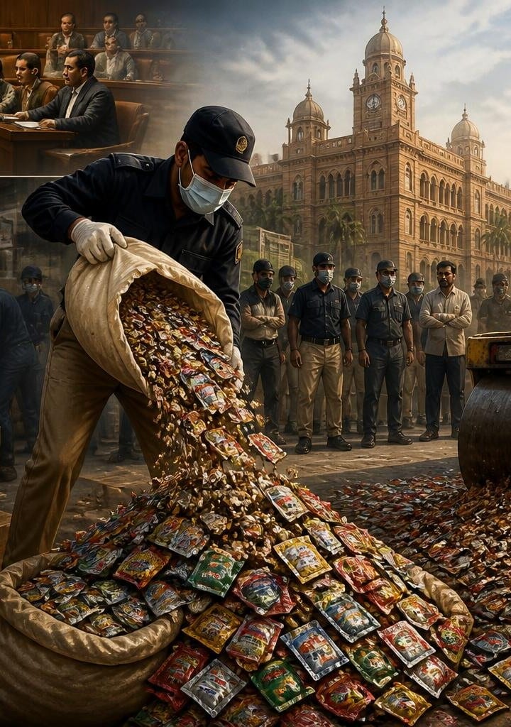 Sindh Government Launches Crackdown on Gutka, Mawa in Karachi
