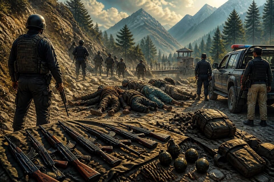 Six Wanted Terrorists Killed in Lower Dir Security Operation