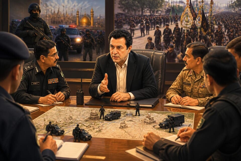Talal Chaudhry leads high-level meeting on Muharram security, new model introduced