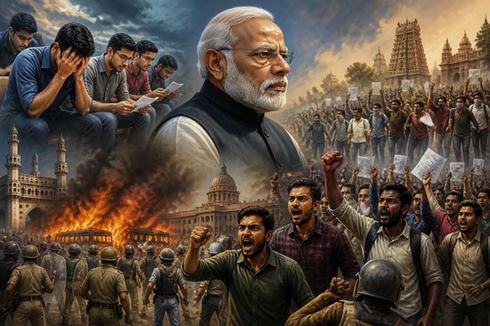 Tensions Reported in Multiple Indian States Over Government Policies