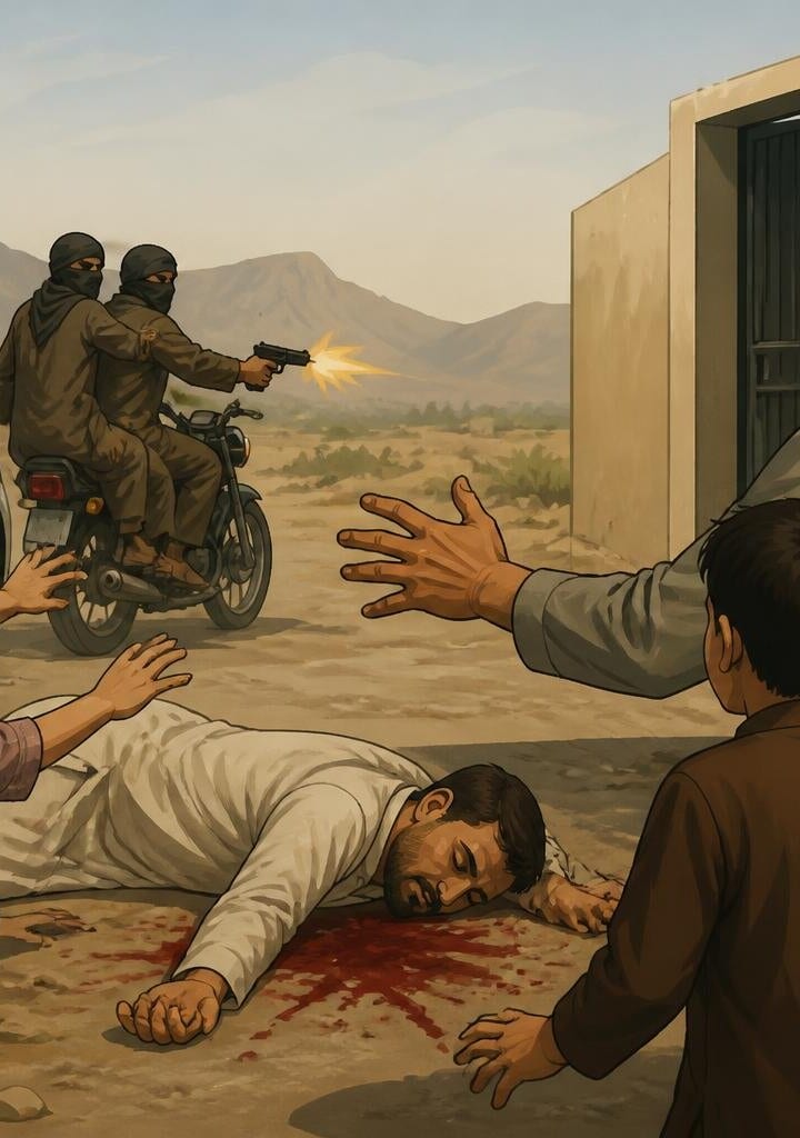 Trader Shot Dead in Front of Family in Balochistan’s Dasht Area