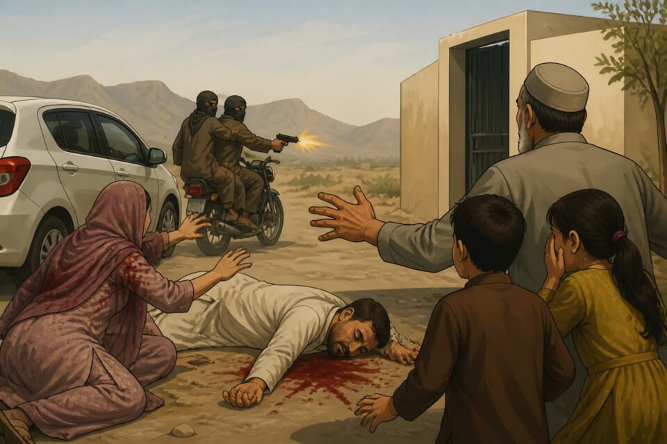Trader Shot Dead in Front of Family in Balochistan’s Dasht Area