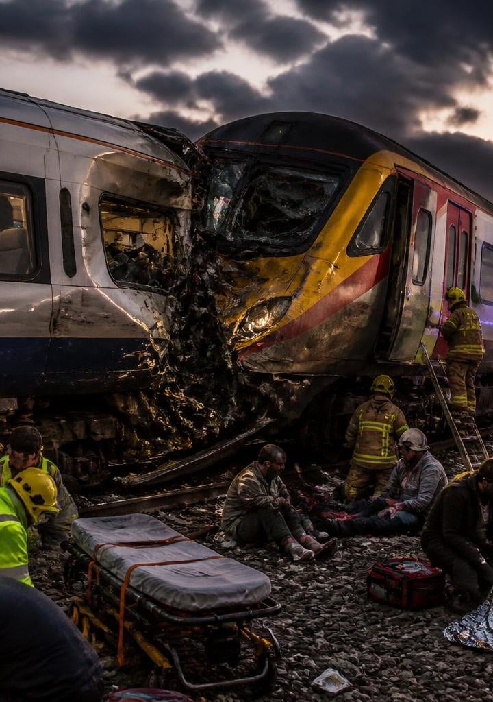 Train Driver Killed, Nine Critical in UK Passenger Train Collision