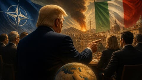 Trump criticizes NATO allies and Italy over Iran issue.