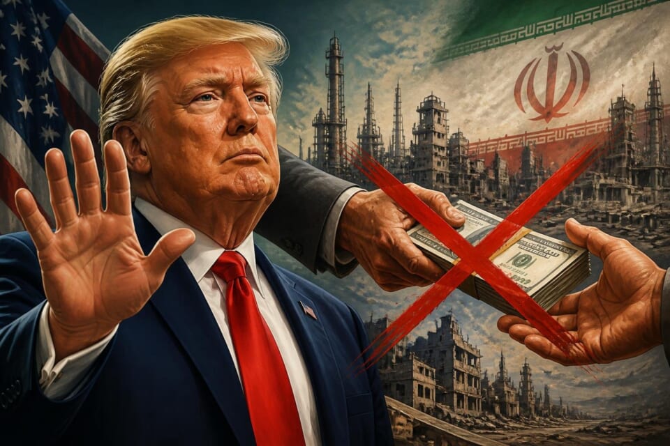 Trump Denies US Giving $300 Billion to Iran for Reconstruction