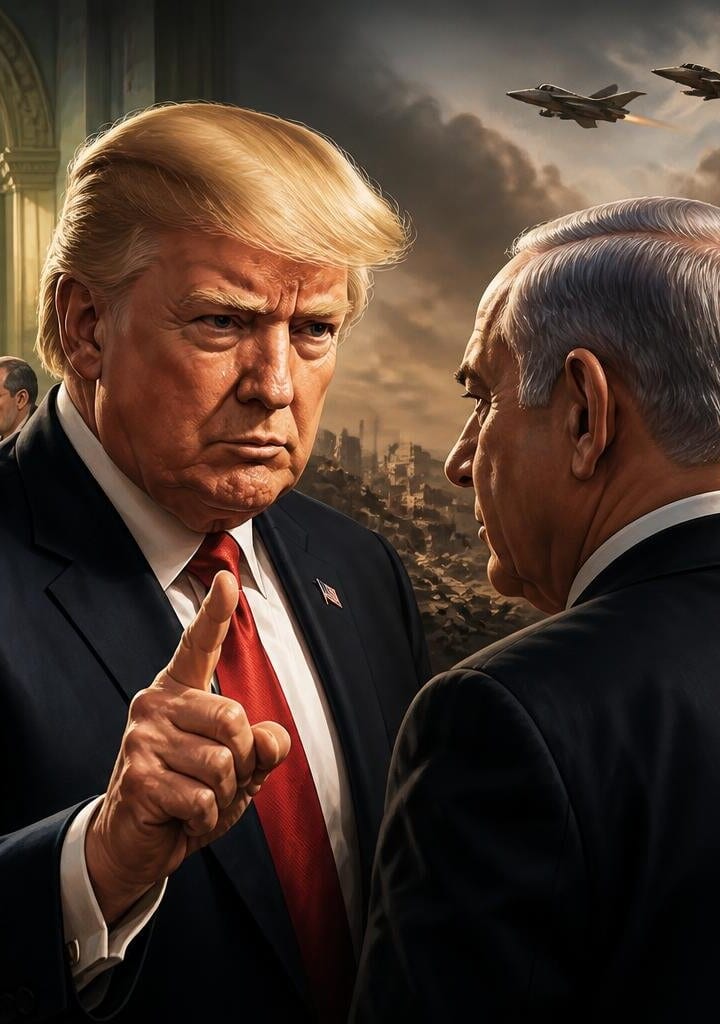 Trump issues strong warnings against Israel amid Iran peace deal.