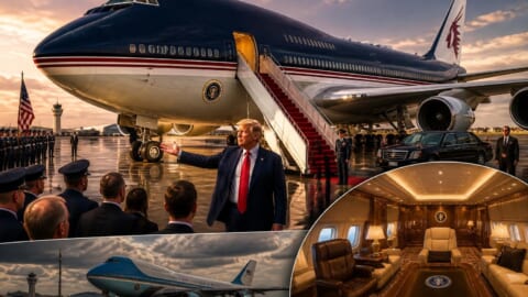 Trump Unveils Luxurious New Air Force One Gifted by Qatar