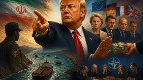 Trump Warns Iran Over Strait of Hormuz, Criticises European Allies