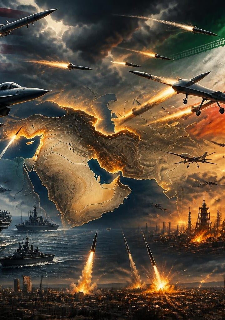 US and Iran Exchange Strikes Amid Escalating Tensions in Middle East