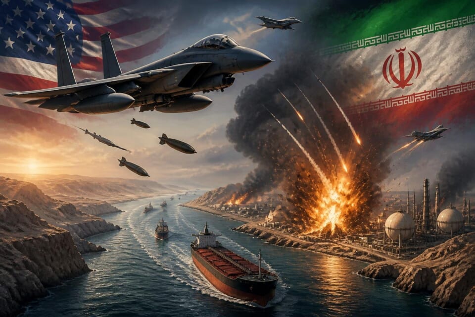 US Launches Airstrikes on Iranian Targets Amid Tensions in Strait of Hormuz