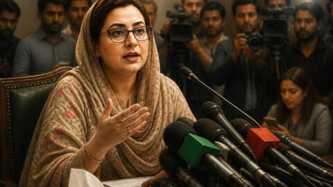 Uzma Bukhari Holds Media Talk