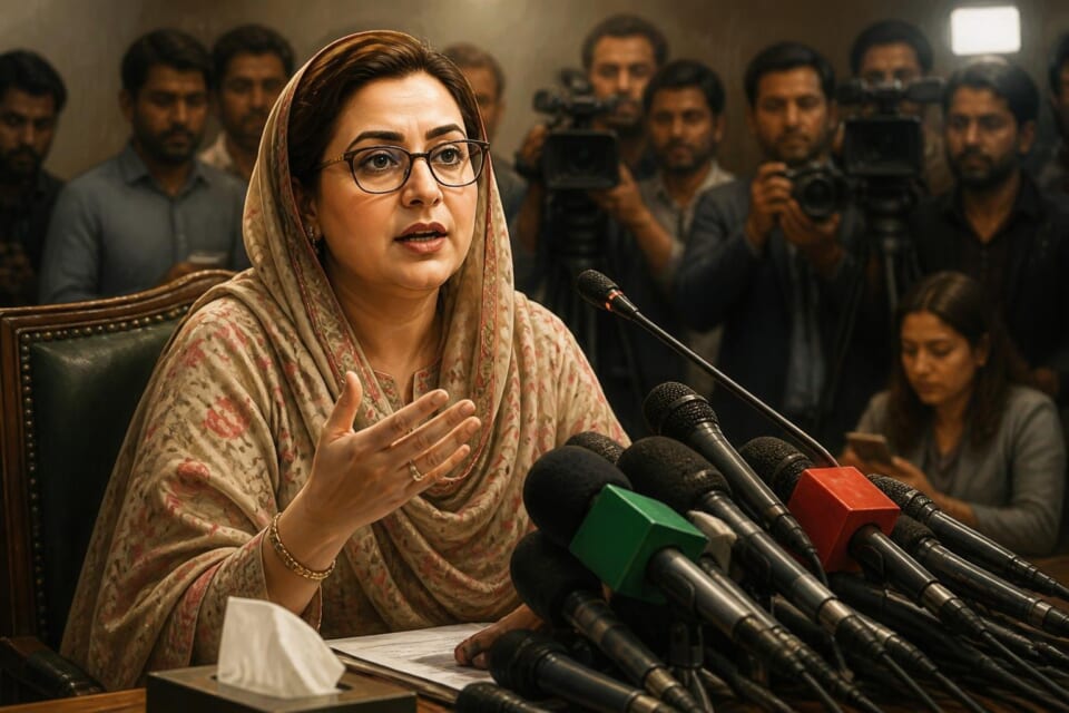 Uzma Bukhari Holds Media Talk