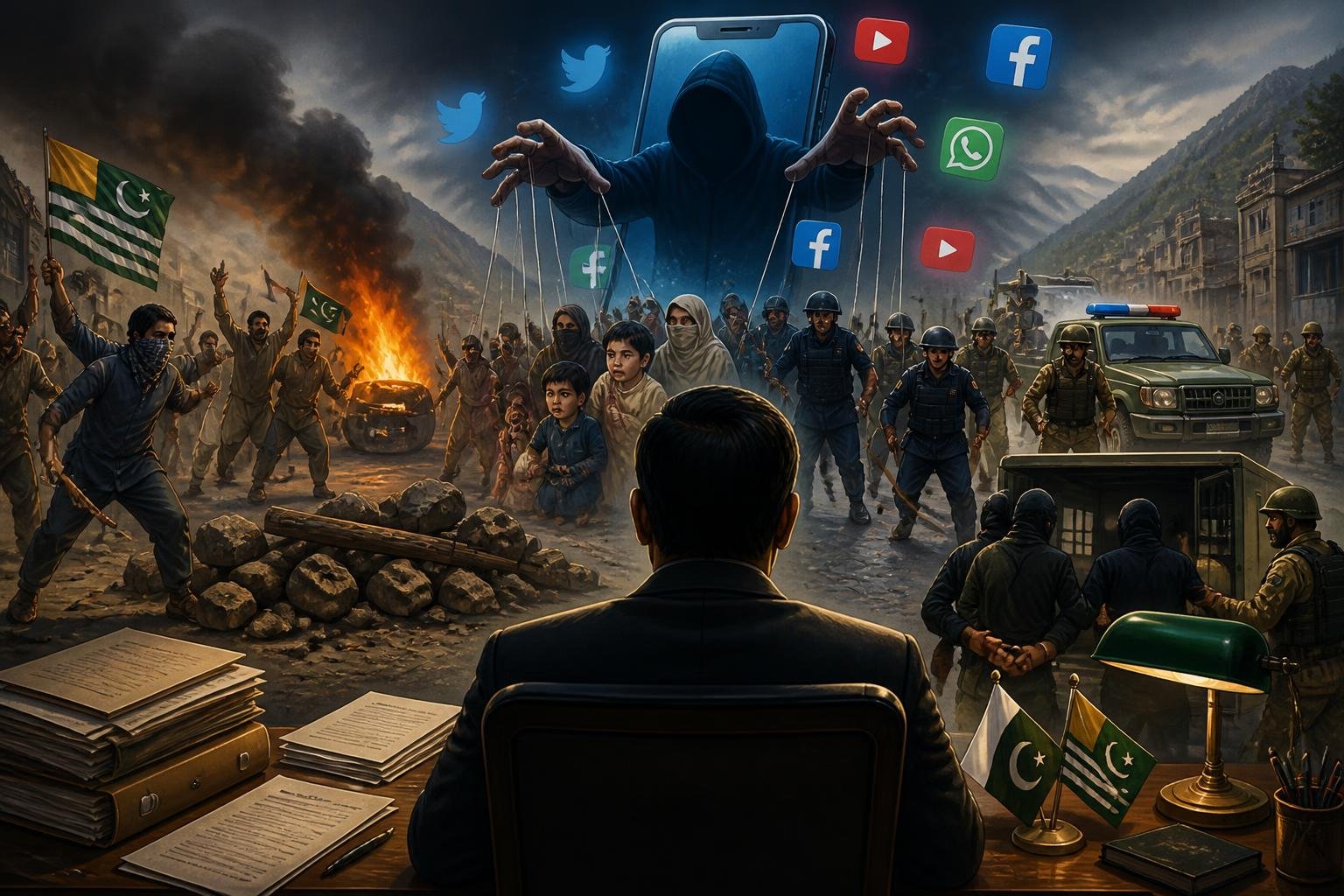 AJK Home Secretary Alleges Coordinated Social Media Campaigns Incite Against State