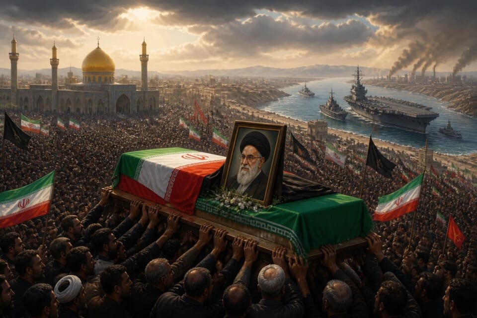 Funeral Prayers for Ayatollah Ali Khamenei Held in Mashhad