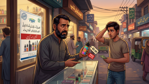 ایف بی آر نے ای-لیکوڈز پر ایکسائز ڈیوٹی عائد کر دی، ویپنگ مصنوعات مہنگی ہونے کا امکان