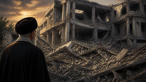 Footage Released Showing Ruins of Ayatollah Khamenei’s Residence
