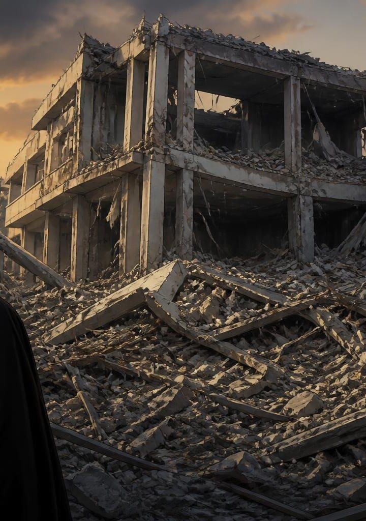 Footage Released Showing Ruins of Ayatollah Khamenei’s Residence