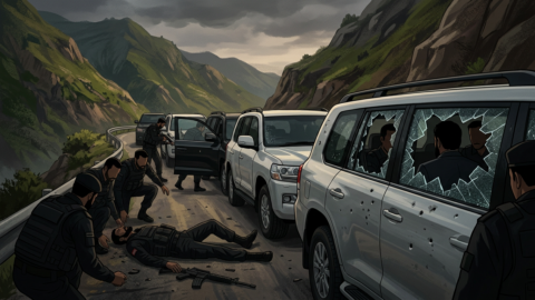 Security Guard Killed in Attack on Former AJK PM Tanveer Ilyas’s Convoy