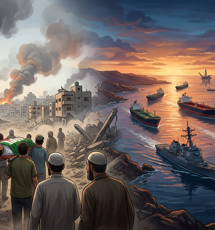 Gaza Under Continued Israeli Attacks Amid US-Iran Tensions