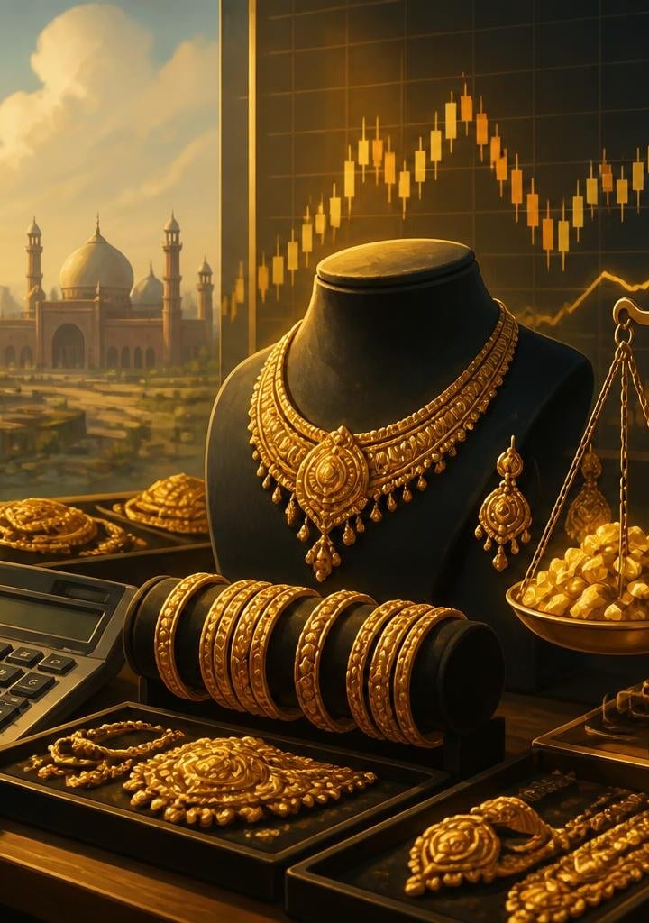 Gold Price Drops by Rs1,400 Per Tola in Pakistan