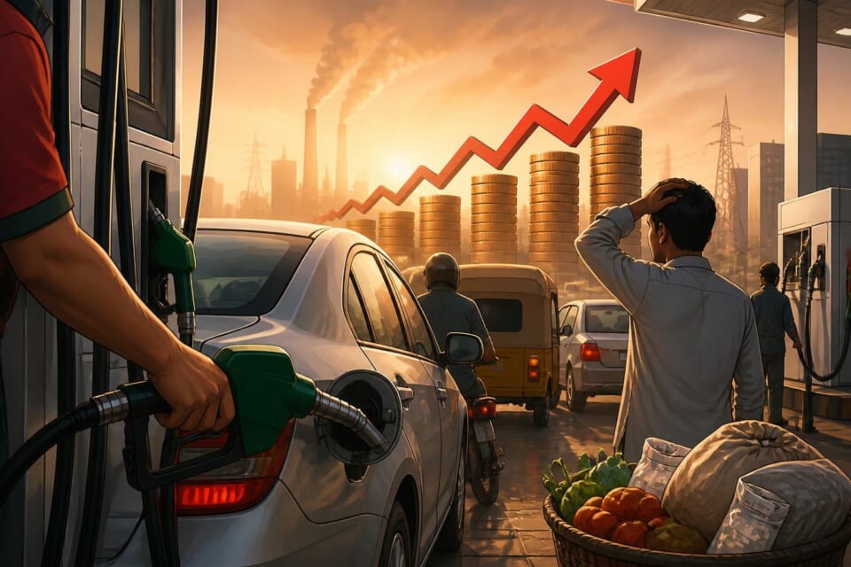 Government Increases Petrol Price by Rs13.18, Diesel by Rs13.80