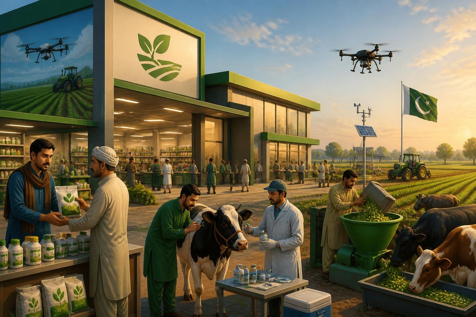 گرین ایگری مالز کسانوں کی خوشحالی اور جدید زراعت کو فروغ دیں گے