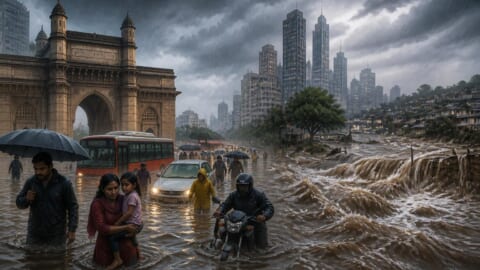 Heavy Rains and Flash Floods Affect Parts of India