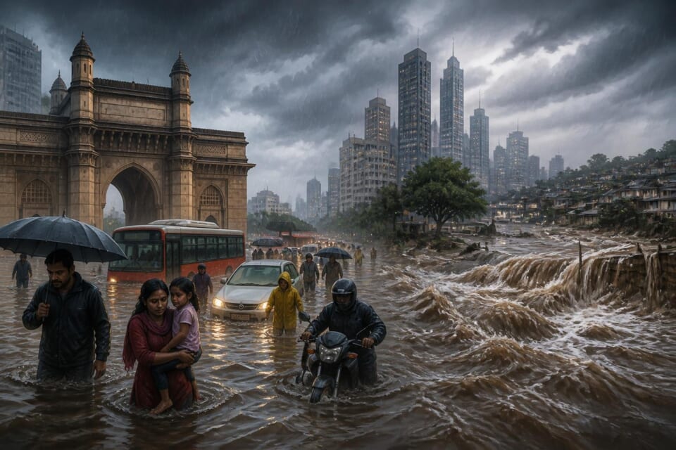 Heavy Rains and Flash Floods Affect Parts of India