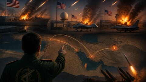 Iran Launches ‘Operation Nasr 2’ Mass Missile Attacks on US Bases in Middle East