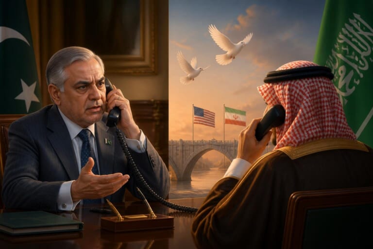 Ishaq Dar Discusses US-Iran Mediation Efforts with Saudi Foreign Minister