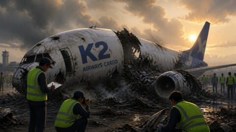K2 Airways Cargo Plane Crash Under Investigation