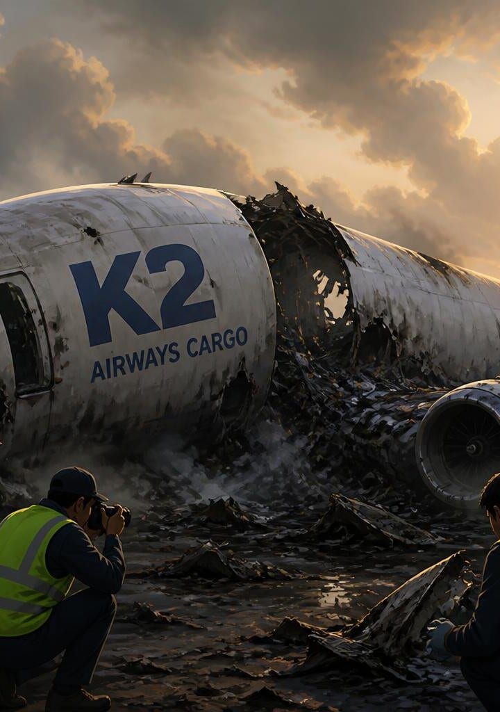 K2 Airways Cargo Plane Crash Under Investigation