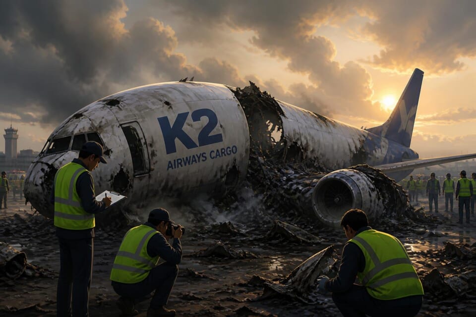K2 Airways Cargo Plane Crash Under Investigation