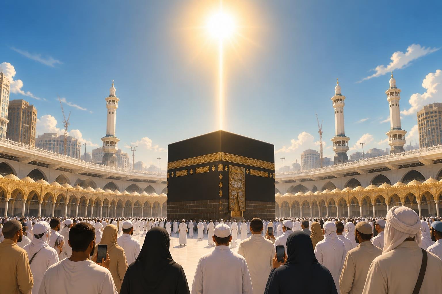 Kaaba’s Shadow to Disappear as Sun Aligns Directly Overhead Today