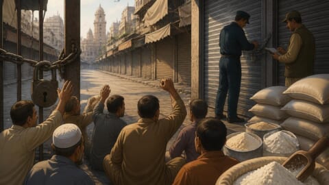 Karachi Wholesale Markets Strike Over Flour Price Crackdown