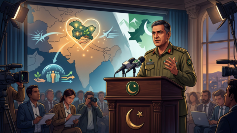 ڈی جی آئی ایس پی آر کا کشمیر کو پاکستان کا “لاڈلا بچہ” قرار دینے کا اعادہ