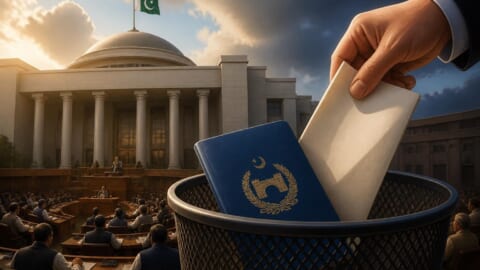 KP Assembly Withdraws Blue Passport Amendment