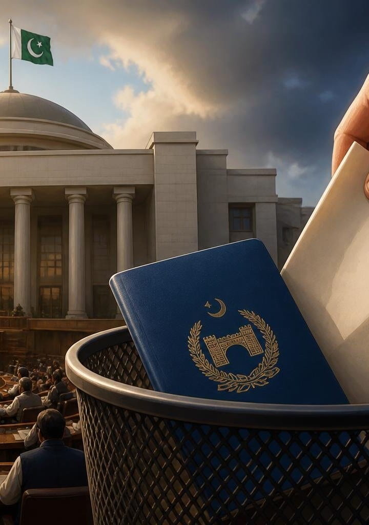 KP Assembly Withdraws Blue Passport Amendment