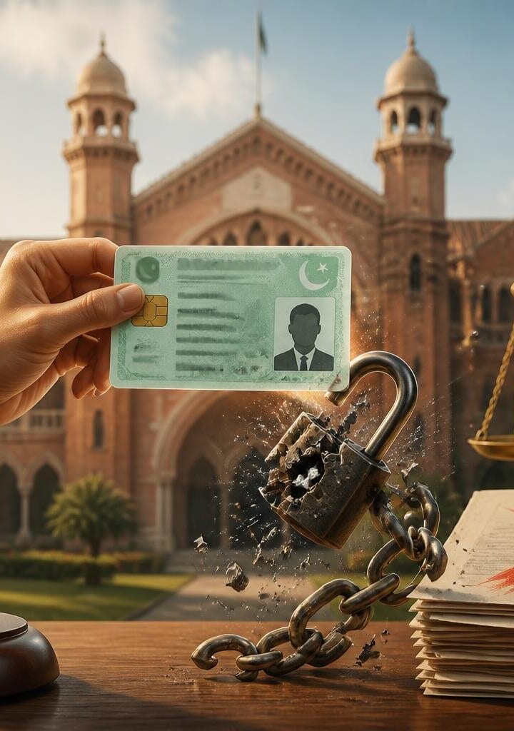 Lahore High Court Annuls Order to Block Citizen’s Identity Card