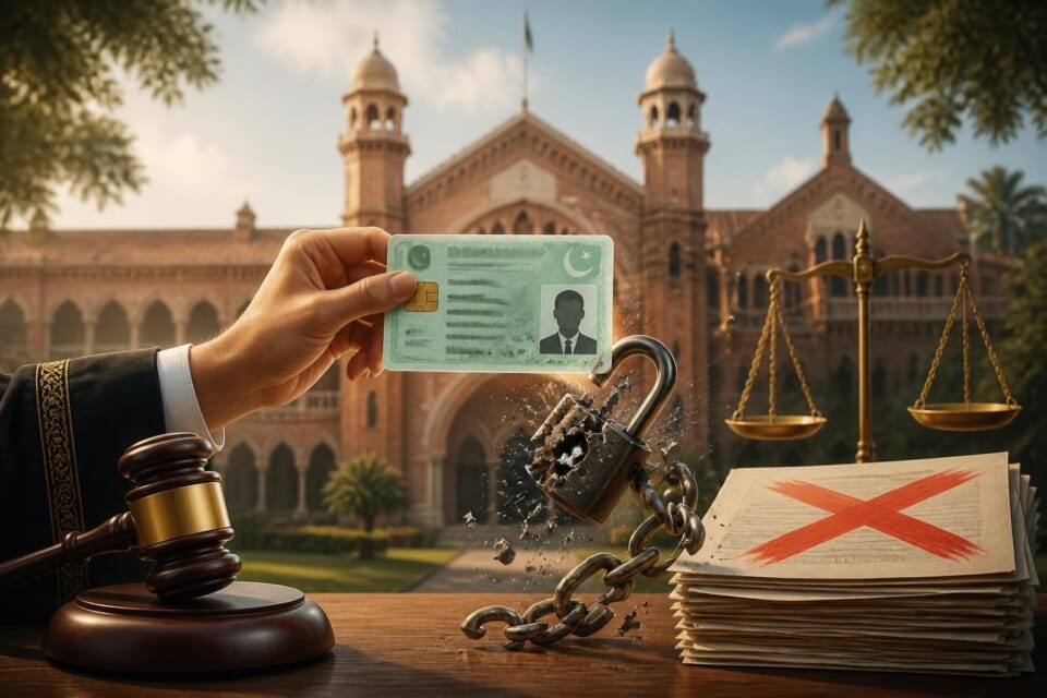 Lahore High Court Annuls Order to Block Citizen’s Identity Card