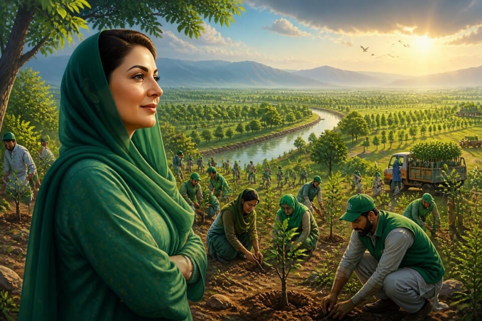 Maryam Nawaz's Green Punjab Vision Leads to Record Plantation