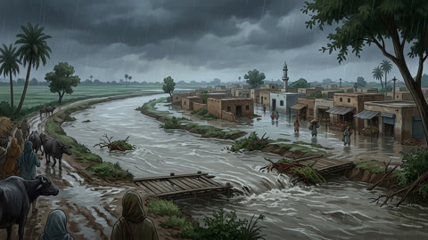 Monsoon Rains Cause Flooding, Rivers Swell Across Punjab