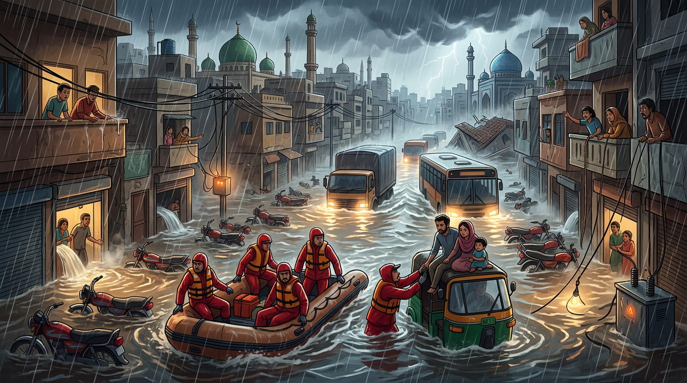 Monsoon Rains Across Pakistan Claim 23 Lives