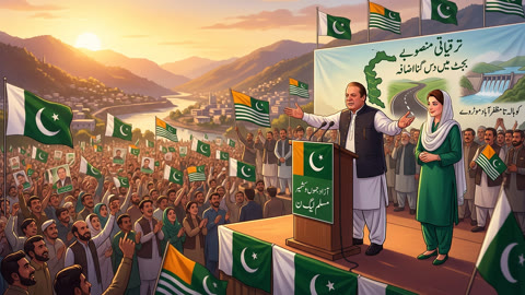 Nawaz Sharif’s Witty Remark Enlivens AJK Rally
