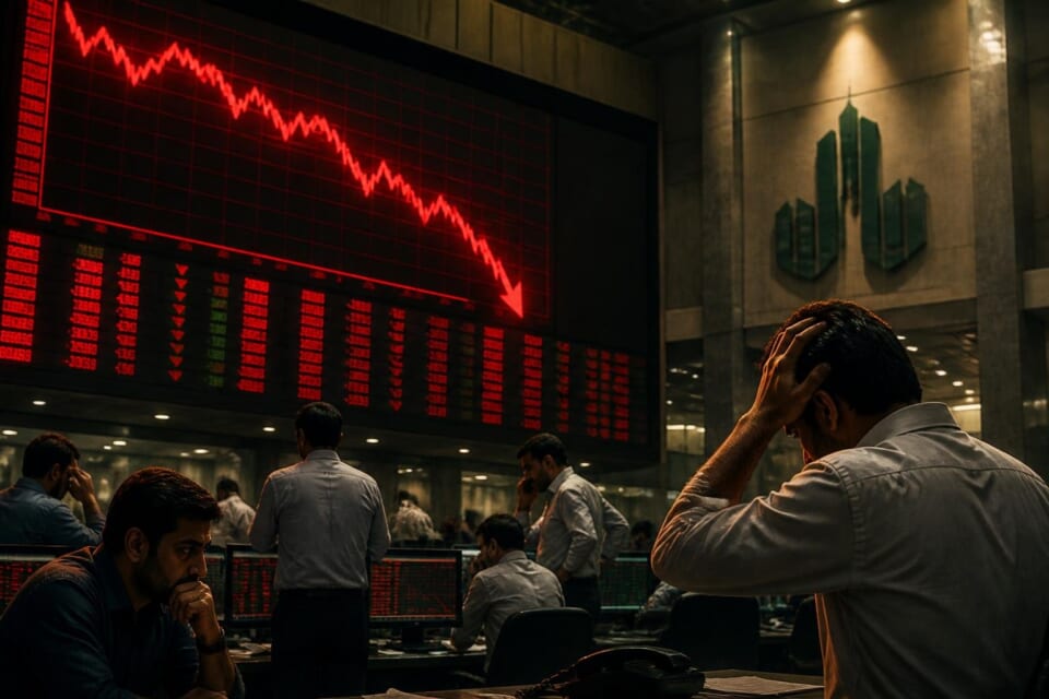 Pakistan Stock Exchange Falls 1,297 Points Amid Market Sell-Off