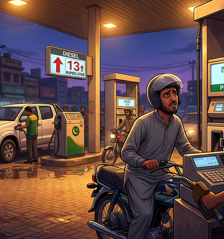 Petrol Prices Rise by 11 Rupees in Two Days