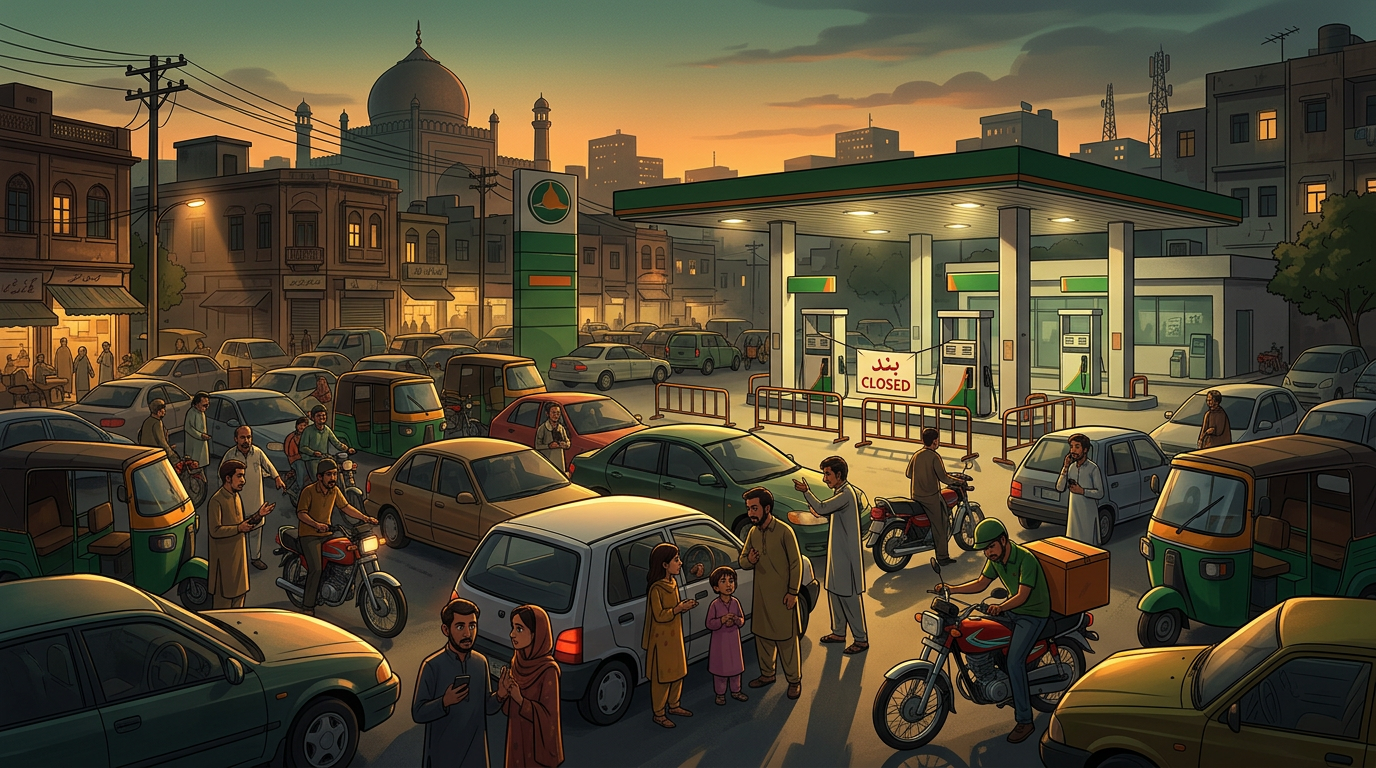 Petrol Pumps Strike Across Pakistan Amid Fuel Shortage Concerns