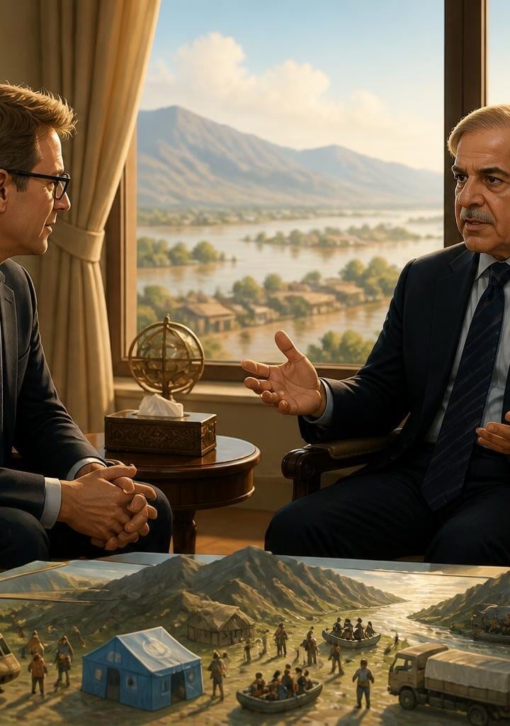 PM Shehbaz Sharif Meets UN Humanitarian Affairs Chief